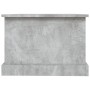 Mesa de centro madera contrachapada gris hormigón 90x50x35 cm