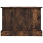 Mesa de centro madera contrachapada roble ahumado 90x50x35 cm