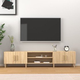 Mueble de TV roble Sonoma 180x31,5x40 cm madera de ingeniería
