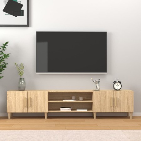 Mueble de TV roble Sonoma 180x31,5x40 cm madera de ingeniería en Muebles TV | Comprar online en Foro24