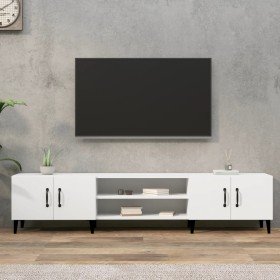 Mueble de TV blanco 180x31,5x40 cm madera de ingeniería Mueble de TV blanco 180x31,5x40 cm madera de ingeniería