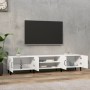 Mueble de TV blanco 180x31,5x40 cm madera de ingeniería en Muebles TV | Comprar online en Foro24