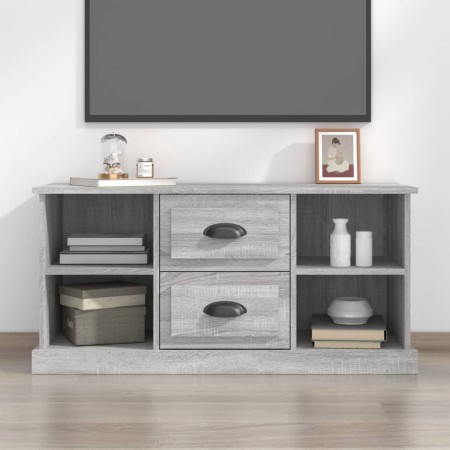 Mueble para TV madera contrachapada gris Sonoma 99,5x35,5x48 cm en Muebles TV | Comprar online en Foro24