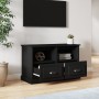 Mueble para TV madera contrachapada negro 80x35x50 cm en Muebles TV | Comprar online en Foro24