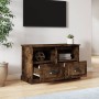 Mueble para TV madera contrachapada roble ahumado 80x35x50 cm en Muebles TV | Comprar online en Foro24