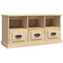 Mueble para TV madera contrachapada roble Sonoma 100x35x50 cm en Muebles TV | Comprar online en Foro24