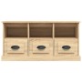 Mueble para TV madera contrachapada roble Sonoma 100x35x50 cm en Muebles TV | Comprar online en Foro24