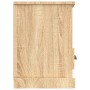 Mueble para TV madera contrachapada roble Sonoma 100x35x50 cm en Muebles TV | Comprar online en Foro24