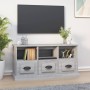 Mueble para TV madera contrachapada gris Sonoma 100x35x50 cm en Muebles TV | Comprar online en Foro24