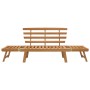 2 in 1 Gartenbank 190 cm massives Akazienholz von vidaXL, Gartenbänke - Ref: Foro24-316471, Preis: 160,68 €, Rabatt: %