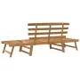 Garden bench 2 in 1 190 cm solid acacia wood by vidaXL, garden benches - Ref: Foro24-316471, Price: 167,10 €, Discount: %