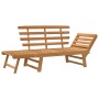 2 in 1 Gartenbank 190 cm massives Akazienholz von vidaXL, Gartenbänke - Ref: Foro24-316471, Preis: 160,68 €, Rabatt: %