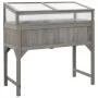 Elevated planter with greenhouse 110x54x120 cm fir by vidaXL, Pots and planters - Ref: Foro24-316472, Price: 184,75 €, Discou...