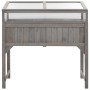 Erhöhter Pflanzkübel mit Gewächshaus 110x54x120 cm aus Tanne von vidaXL, Töpfe und Pflanzgefäße - Ref: Foro24-316472, Preis: ...