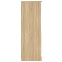 Aparador de madera contrachapada roble Sonoma 60x35,5x103,5 cm