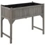 Elevated planter with greenhouse 110x54x120 cm fir by vidaXL, Pots and planters - Ref: Foro24-316472, Price: 184,75 €, Discou...