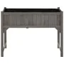 Elevated planter with greenhouse 110x54x120 cm fir by vidaXL, Pots and planters - Ref: Foro24-316472, Price: 184,75 €, Discou...