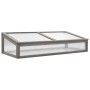 Erhöhter Pflanzkübel mit Gewächshaus 110x54x120 cm aus Tanne von vidaXL, Töpfe und Pflanzgefäße - Ref: Foro24-316472, Preis: ...