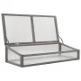 Elevated planter with greenhouse 110x54x120 cm fir by vidaXL, Pots and planters - Ref: Foro24-316472, Price: 184,75 €, Discou...