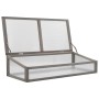Erhöhter Pflanzkübel mit Gewächshaus 110x54x120 cm aus Tanne von vidaXL, Töpfe und Pflanzgefäße - Ref: Foro24-316472, Preis: ...
