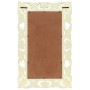 Hand carved mirror solid white mango wood 80x50 cm by vidaXL, Mirrors - Ref: Foro24-321642, Price: 80,54 €, Discount: %