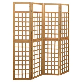 Screen/Trellis with 4 panels solid fir wood 161x180 cm by vidaXL, Room dividers - Ref: Foro24-316479, Price: 112,81 €, Discou...