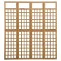 Screen/Trellis with 4 panels solid fir wood 161x180 cm by vidaXL, Room dividers - Ref: Foro24-316479, Price: 112,81 €, Discou...