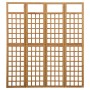 Sichtschutz/Gitter mit 4 Paneelen aus massivem Tannenholz 161x180 cm von vidaXL, Raumteiler - Ref: Foro24-316479, Preis: 107,...