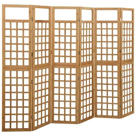 6-panel fir wood screen/trellis 242.5x180 cm by vidaXL, Room dividers - Ref: Foro24-316481, Price: 174,02 €, Discount: %