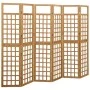 6-panel fir wood screen/trellis 242.5x180 cm by vidaXL, Room dividers - Ref: Foro24-316481, Price: 174,02 €, Discount: %