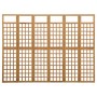 6-panel fir wood screen/trellis 242.5x180 cm by vidaXL, Room dividers - Ref: Foro24-316481, Price: 135,82 €, Discount: %
