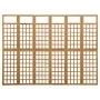 6-panel fir wood screen/trellis 242.5x180 cm by vidaXL, Room dividers - Ref: Foro24-316481, Price: 174,02 €, Discount: %