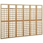 Biombo/Enrejado de 6 paneles madera de abeto 242,5x180 cm de vidaXL, Divisores de ambientes - Ref: Foro24-316481, Precio: 168...