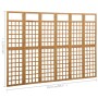 6-panel fir wood screen/trellis 242.5x180 cm by vidaXL, Room dividers - Ref: Foro24-316481, Price: 135,82 €, Discount: %