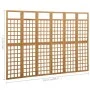 Biombo/Enrejado de 6 paneles madera de abeto 242,5x180 cm de vidaXL, Divisores de ambientes - Ref: Foro24-316481, Precio: 168...