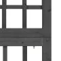 3-panel black fir wood screen/trellis 121x180 cm by vidaXL, Room dividers - Ref: Foro24-316482, Price: 89,93 €, Discount: %