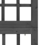 5-teiliger Paravent aus Tannenholz/Spalier schwarz 201,5x180 cm von vidaXL, Raumteiler - Ref: Foro24-316484, Preis: 116,16 €,...