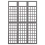 Folding screen/Trellis with 3 panels made of gray fir wood 121x180 cm by vidaXL, Room dividers - Ref: Foro24-316486, Price: 1...