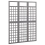 Folding screen/Trellis with 3 panels made of gray fir wood 121x180 cm by vidaXL, Room dividers - Ref: Foro24-316486, Price: 8...