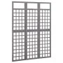 Folding screen/Trellis with 3 panels made of gray fir wood 121x180 cm by vidaXL, Room dividers - Ref: Foro24-316486, Price: 1...