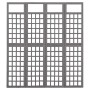 Screen/Trellis with 4 panels gray fir wood 161x180 cm by vidaXL, Room dividers - Ref: Foro24-316487, Price: 91,29 €, Discount: %
