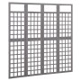 Screen/Trellis with 4 panels gray fir wood 161x180 cm by vidaXL, Room dividers - Ref: Foro24-316487, Price: 91,29 €, Discount: %