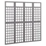 Screen/Trellis with 4 panels gray fir wood 161x180 cm by vidaXL, Room dividers - Ref: Foro24-316487, Price: 97,20 €, Discount: %