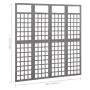 Screen/Trellis with 4 panels gray fir wood 161x180 cm by vidaXL, Room dividers - Ref: Foro24-316487, Price: 97,20 €, Discount: %