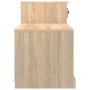 Mueble zapatero madera contrachapada roble Sonoma 100x42x60 cm