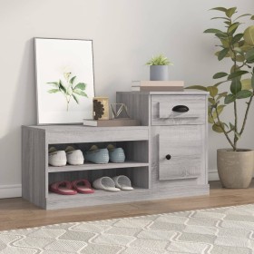 Mueble zapatero madera contrachapada gris Sonoma 100x42x60 cm Mueble zapatero madera contrachapada gris Sonoma 100x42x60 cm