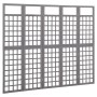 5-teiliger Sichtschutz/Gitter aus grauem Tannenholz, 201,5 x 180 cm von vidaXL, Raumteiler - Ref: Foro24-316488, Preis: 129,1...