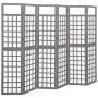 Screen/Trellis with 6 panels gray fir wood 242.5x180 cm by vidaXL, Room dividers - Ref: Foro24-316489, Price: 155,90 €, Disco...