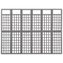 Screen/Trellis with 6 panels gray fir wood 242.5x180 cm by vidaXL, Room dividers - Ref: Foro24-316489, Price: 158,89 €, Disco...