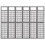 Screen/Trellis with 6 panels gray fir wood 242.5x180 cm by vidaXL, Room dividers - Ref: Foro24-316489, Price: 155,90 €, Disco...